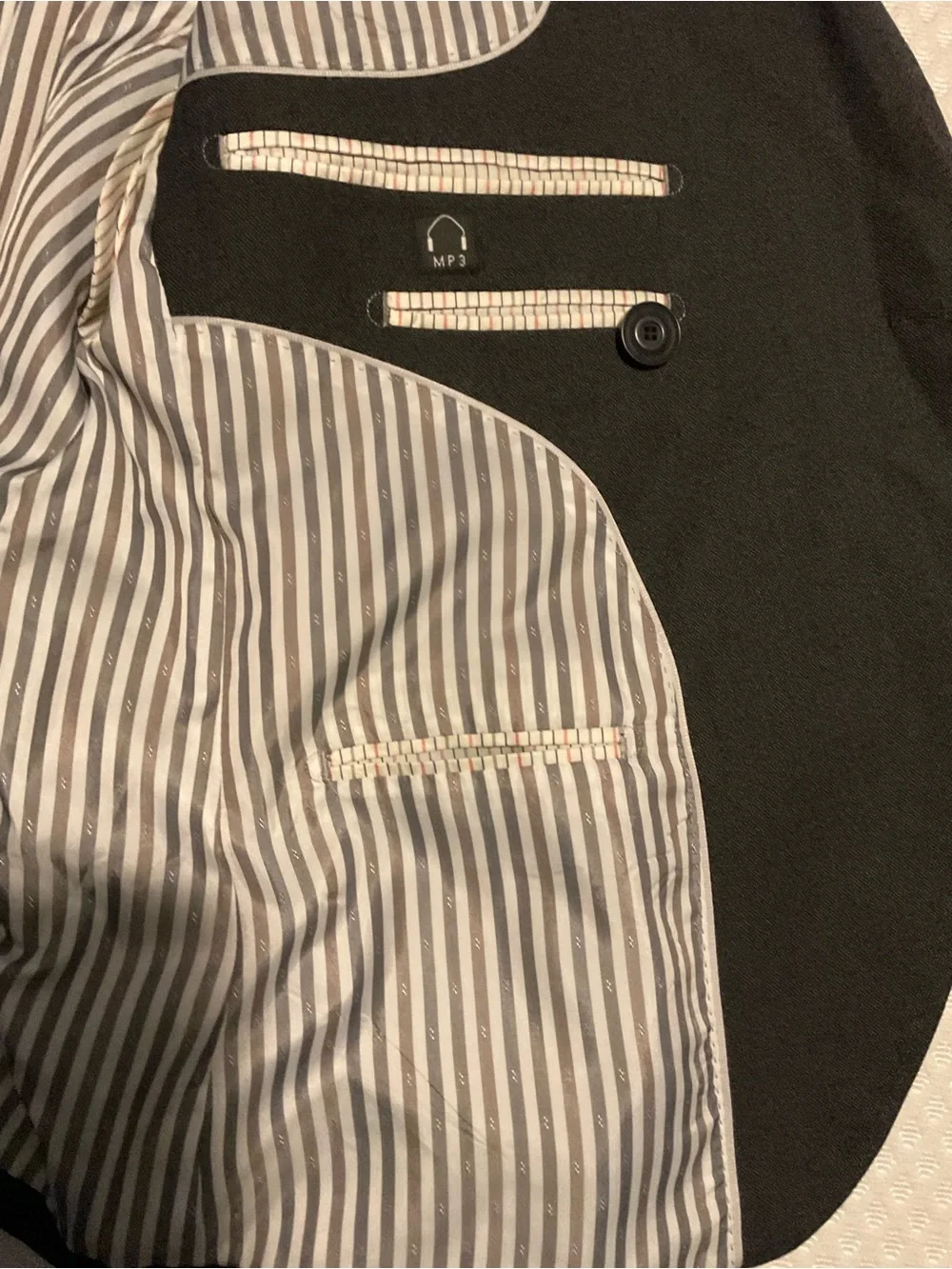 Classic grey Double-Breasted Blazer WESTEND